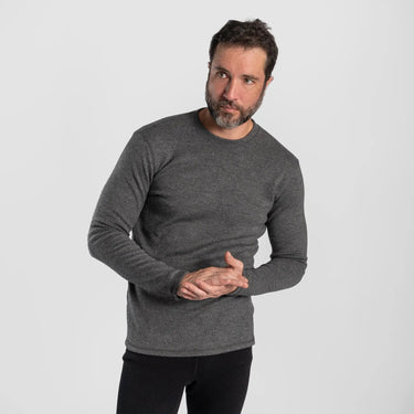 mens breathable sweater midweight color gray