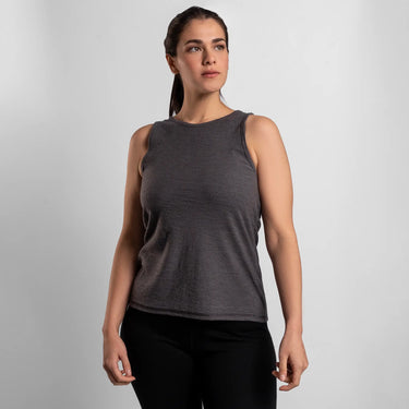 womens comfortable running tank top ultralight color gray