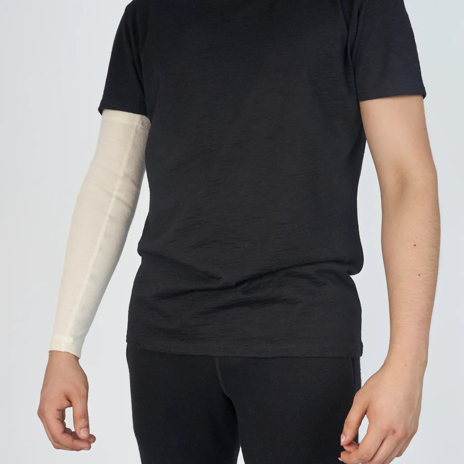mens sustainable sleeve color natural white
